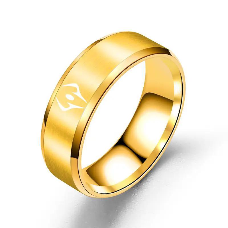 Curse King COS Stainless Steel Ring Two-Faced Sukuna Impression Ring Jujutsu Kaisen Jewelry Yuji Itadori Anime by eprolo