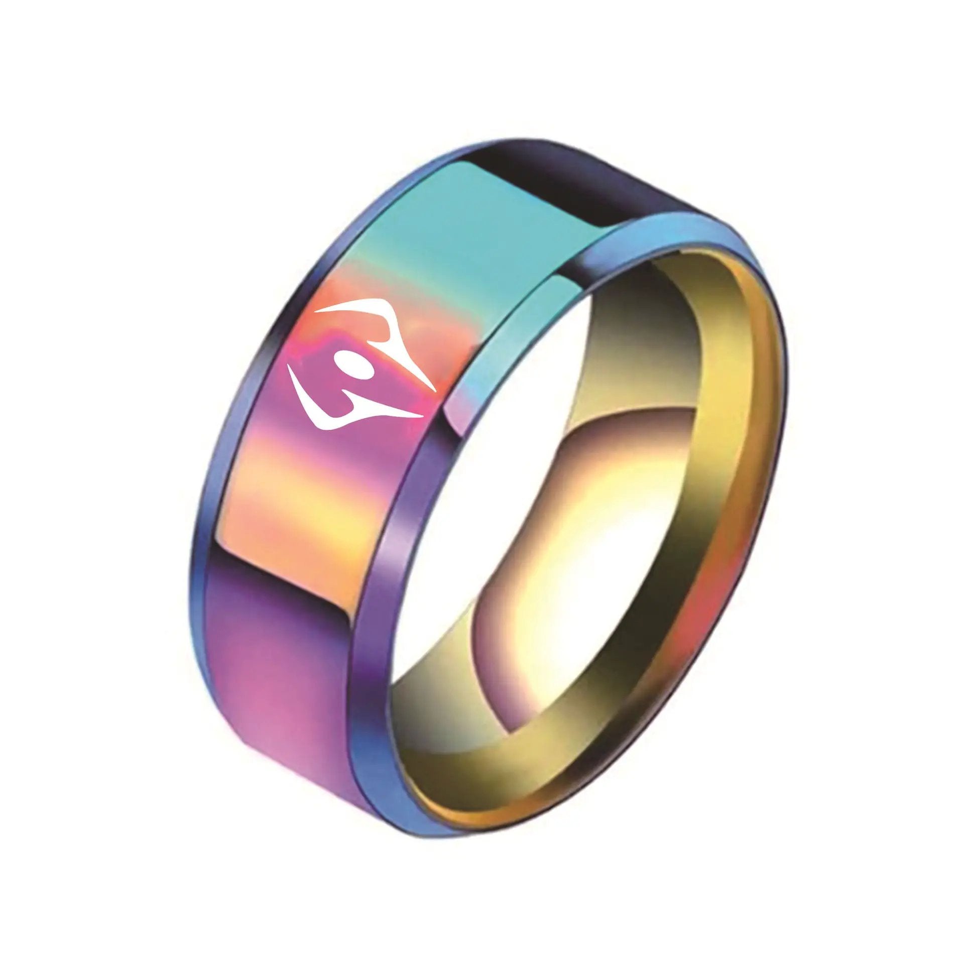 Curse King COS Stainless Steel Ring Two-Faced Sukuna Impression Ring Jujutsu Kaisen Jewelry Yuji Itadori Anime by eprolo