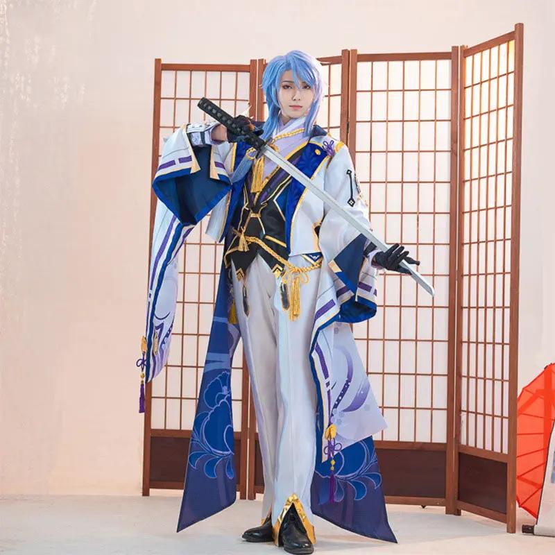Genshin Impact Shenli Ayanami COS Clothes Pan Ji Ye Shou Dao Wife City Game Complete Kamisato Ayaka Cosplay Clothes by eprolo