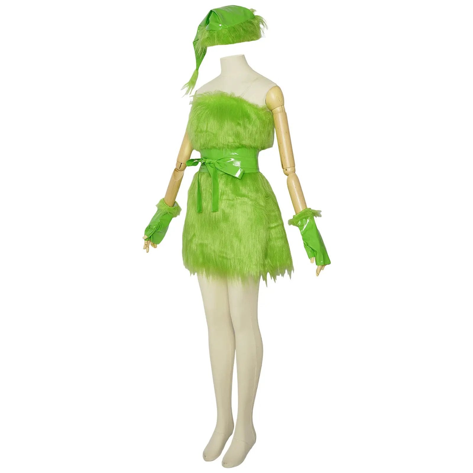 Christmas Green Haired Monster Costume COS by eprolo