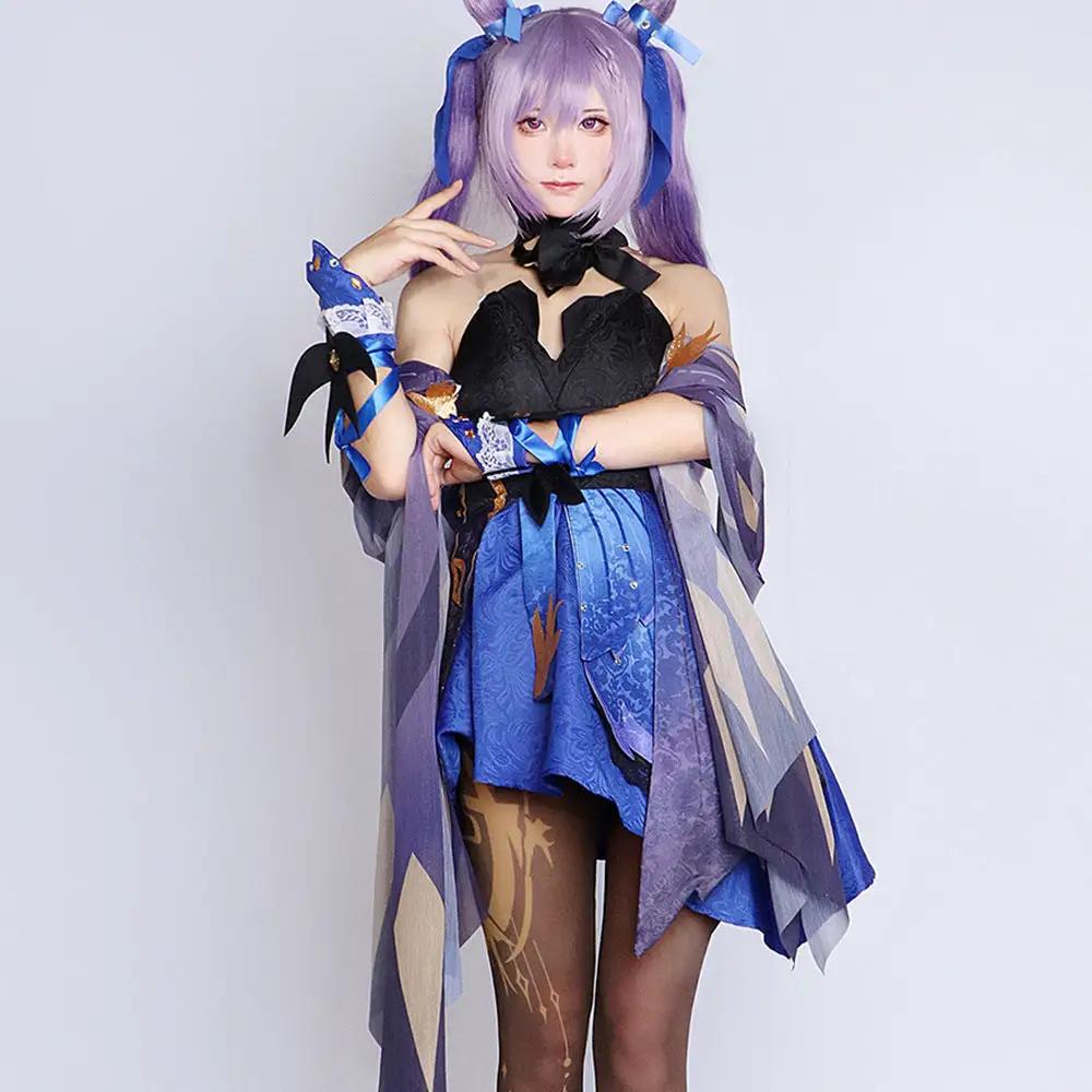 A full set of Genshin Impact carved clear cos clothes Initial five-star glazed moon rainbow dance Royal Sister anime game suit Female by eprolo