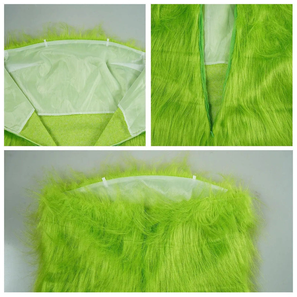 Christmas Green Haired Monster Costume COS by eprolo