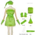 Christmas Green Haired Monster Costume COS by eprolo