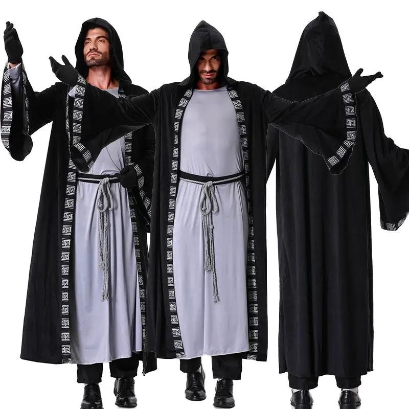 Halloween Middle East Arab Egyptian Priest Male Witch Vampire Male Adult Vampire COS Pirate Cosplay by eprolo