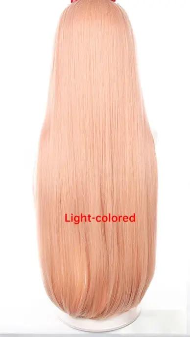Chainsaw Man Power Dali Milk Orange Long Hair Cosplay Wig Headpiece by eprolo