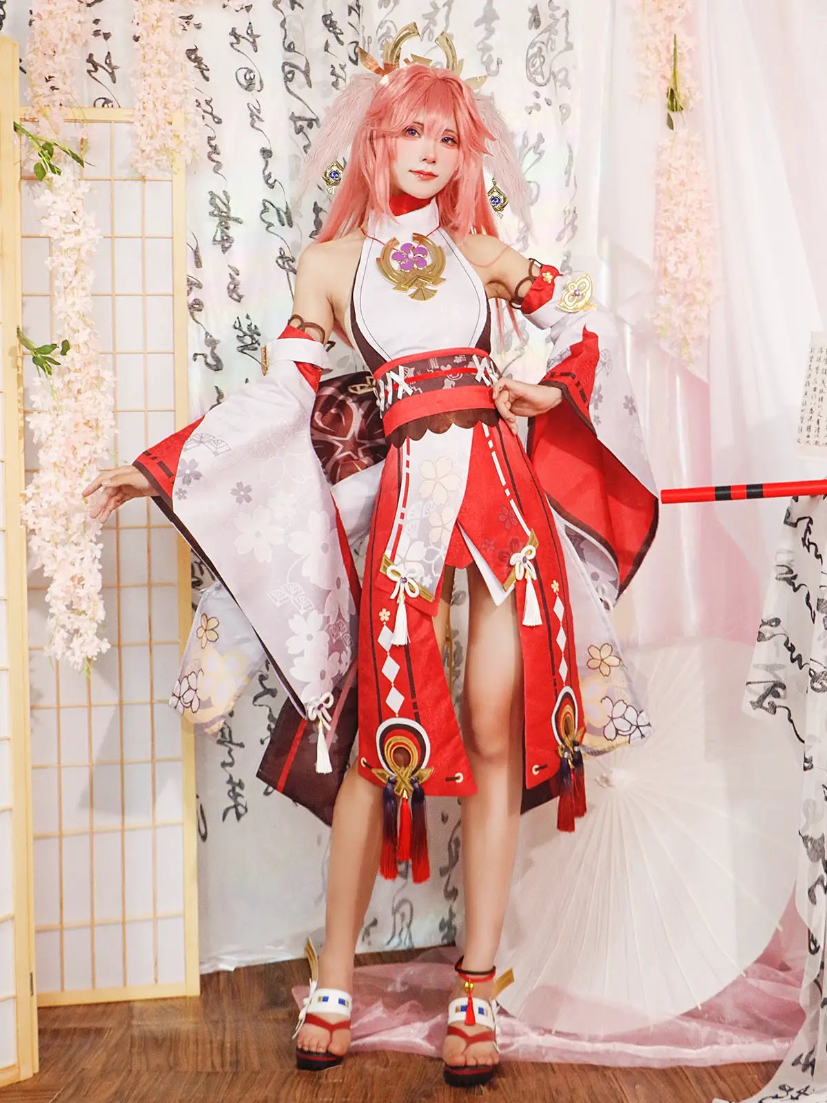 Genshin Impact Eight Gods Cosplay Costume Female Lightning General Eight Gods Anime COS server matching shoes by eprolo