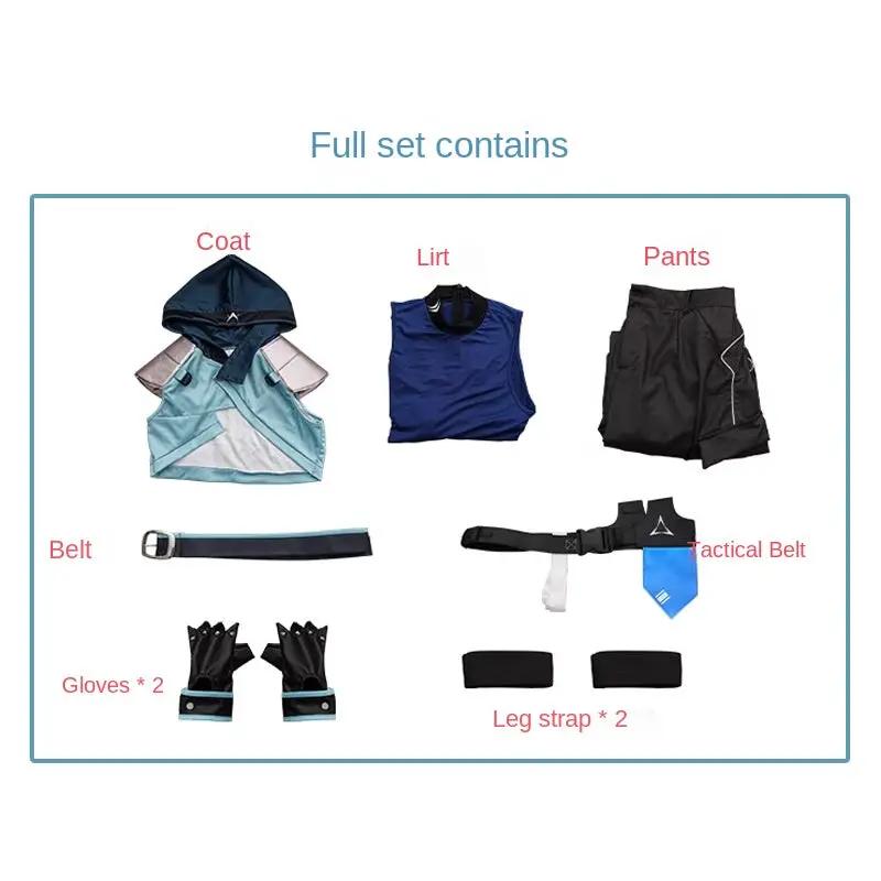 Valorant Valorant/Fearless Contract cos Jett Women's cos Game Clothing Full Set Jetwind by eprolo
