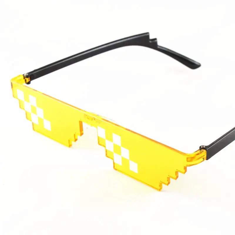 Arrival MineCrafted Sunglasses Kids cos play action Game Toys Minecrafter Square Glasses with EVA case gifts by eprolo