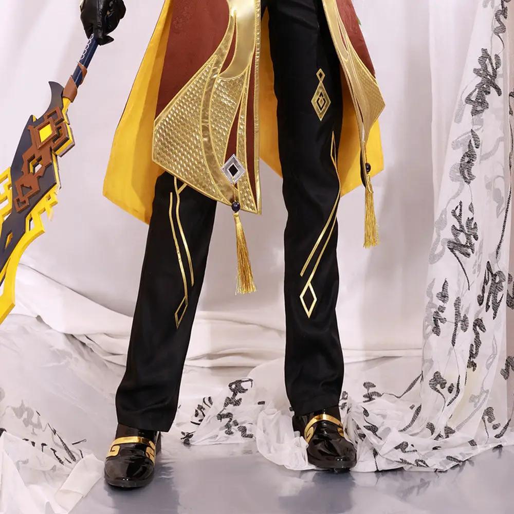 Genshin Impact Morax Zhongli high matching version Zhongli cos clothes matching shoes by eprolo