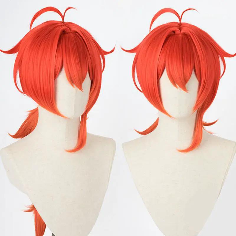 Genshin Impact cos costume Duluk cos game full suit cosplay costume men's clothes wigs shoes sword weapons by eprolo
