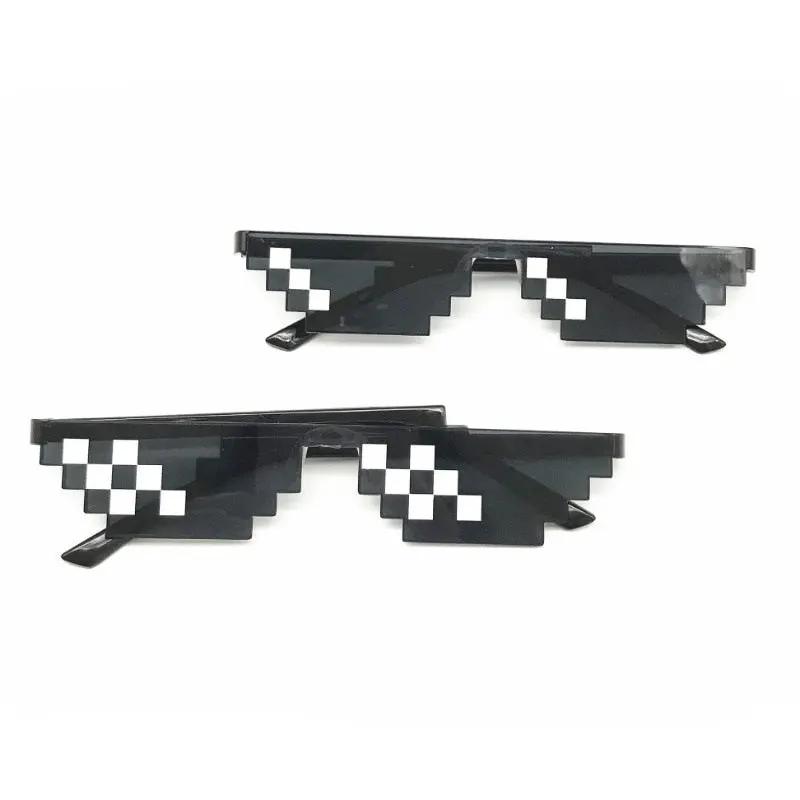 Arrival MineCrafted Sunglasses Kids cos play action Game Toys Minecrafter Square Glasses with EVA case gifts by eprolo