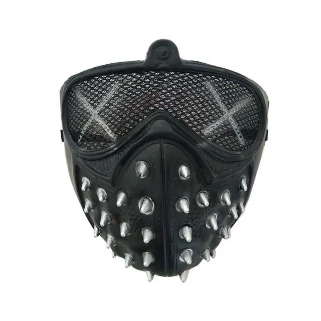 Halloween Devil COS Anime Stage Mask Ghost Steps Street Rivet Death Masks Watch Dogs Cosplay Stage Party Face Masks Accessories by eprolo