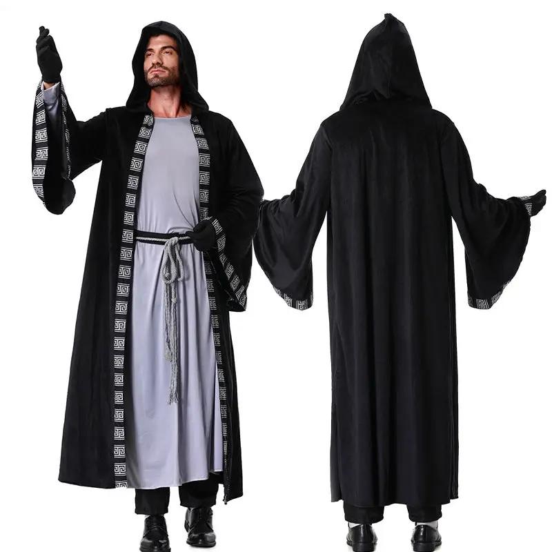 Halloween Middle East Arab Egyptian Priest Male Witch Vampire Male Adult Vampire COS Pirate Cosplay by eprolo