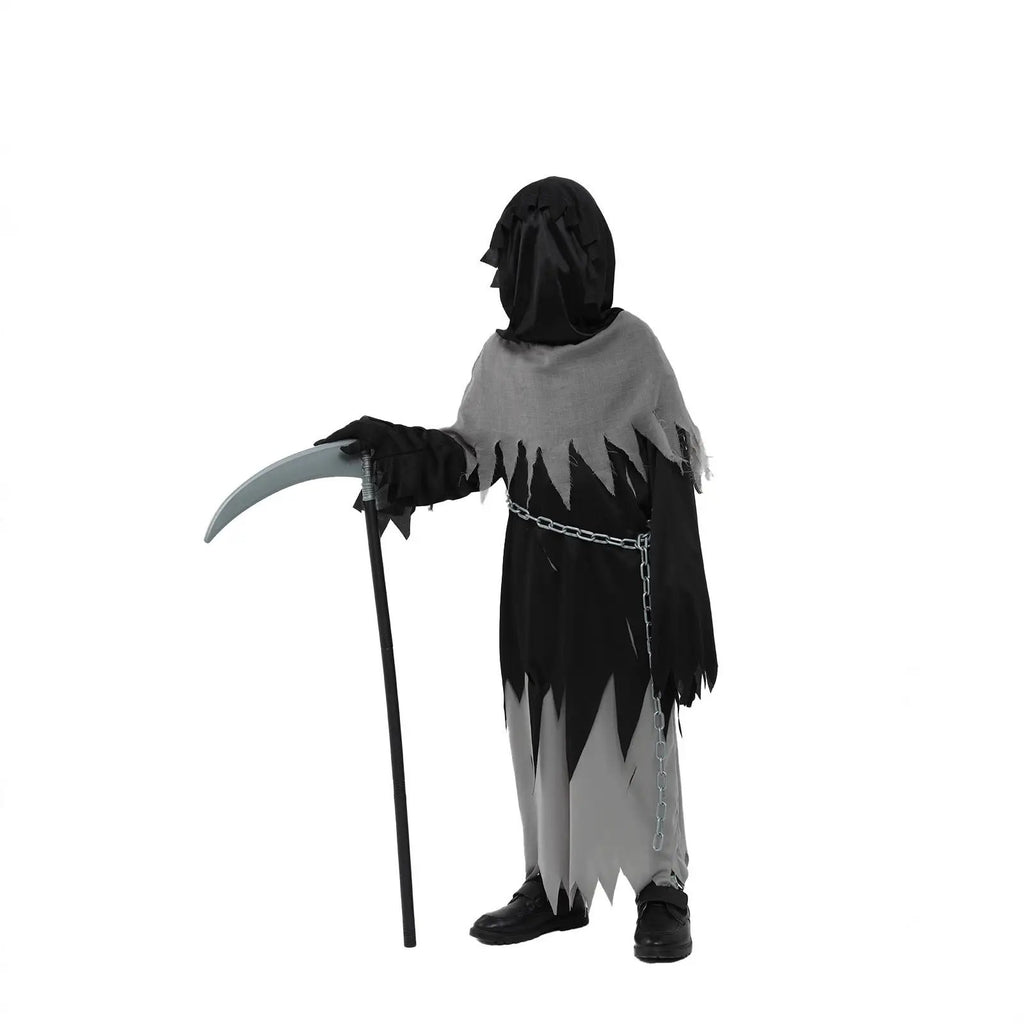 cos costume Children's Halloween outfit Horror Grim Reaper costume Scythe monster costume cosplay outfit Factory in stock by eprolo