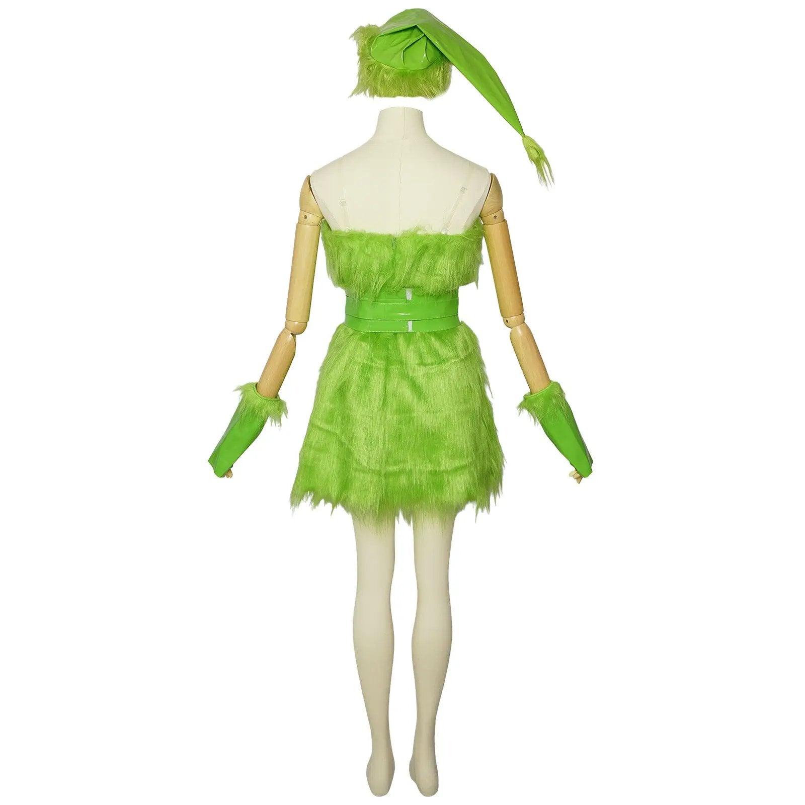 Christmas Green Haired Monster Costume COS by eprolo
