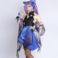 A full set of Genshin Impact carved clear cos clothes Initial five-star glazed moon rainbow dance Royal Sister anime game suit Female by eprolo