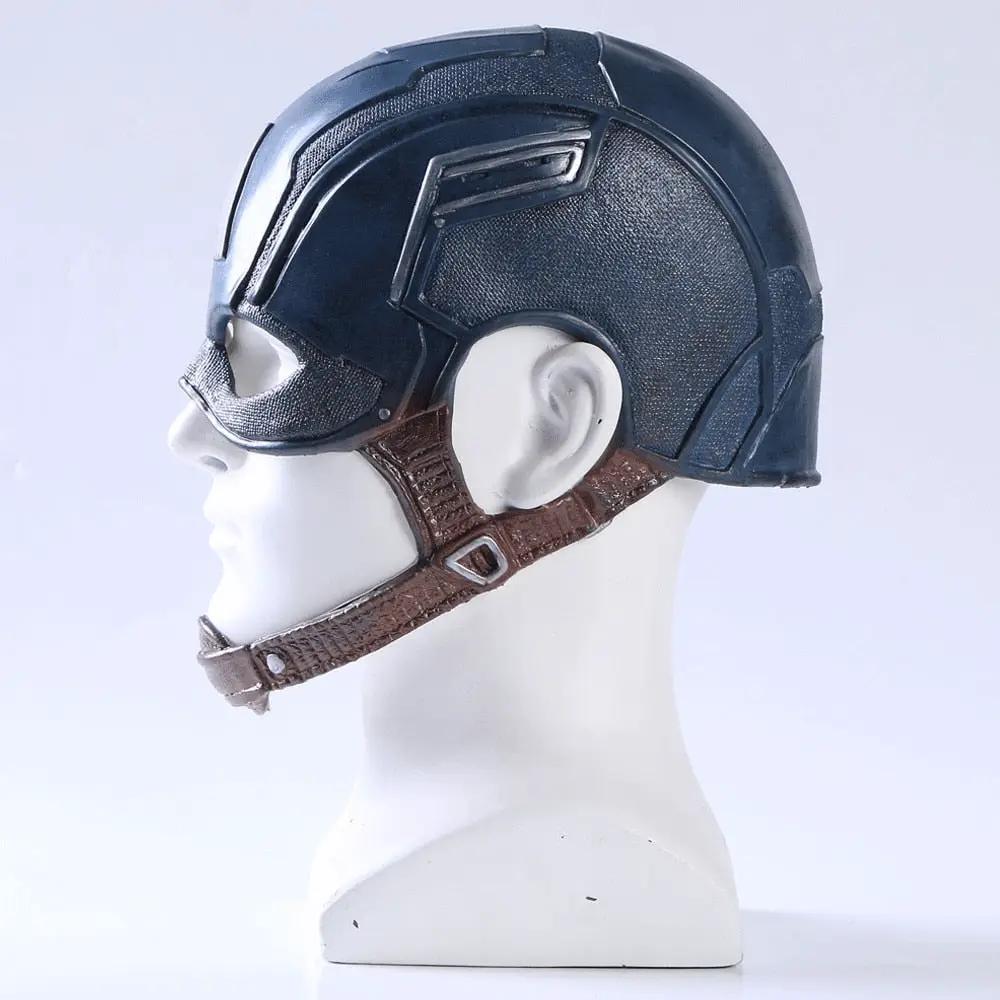 Captain America Cap Latex Simulation Cos Mask by eprolo