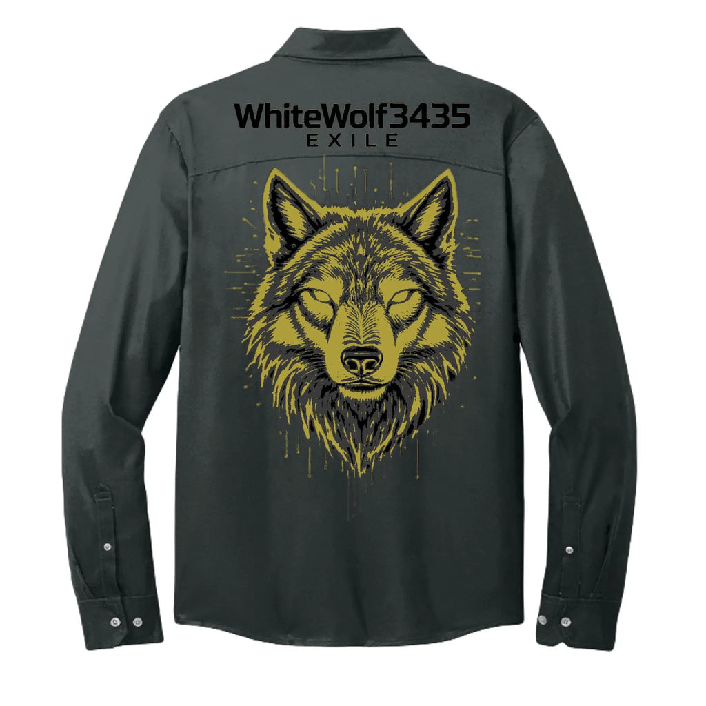 Golden Logo Wolf Hologram by The Wolf's Den