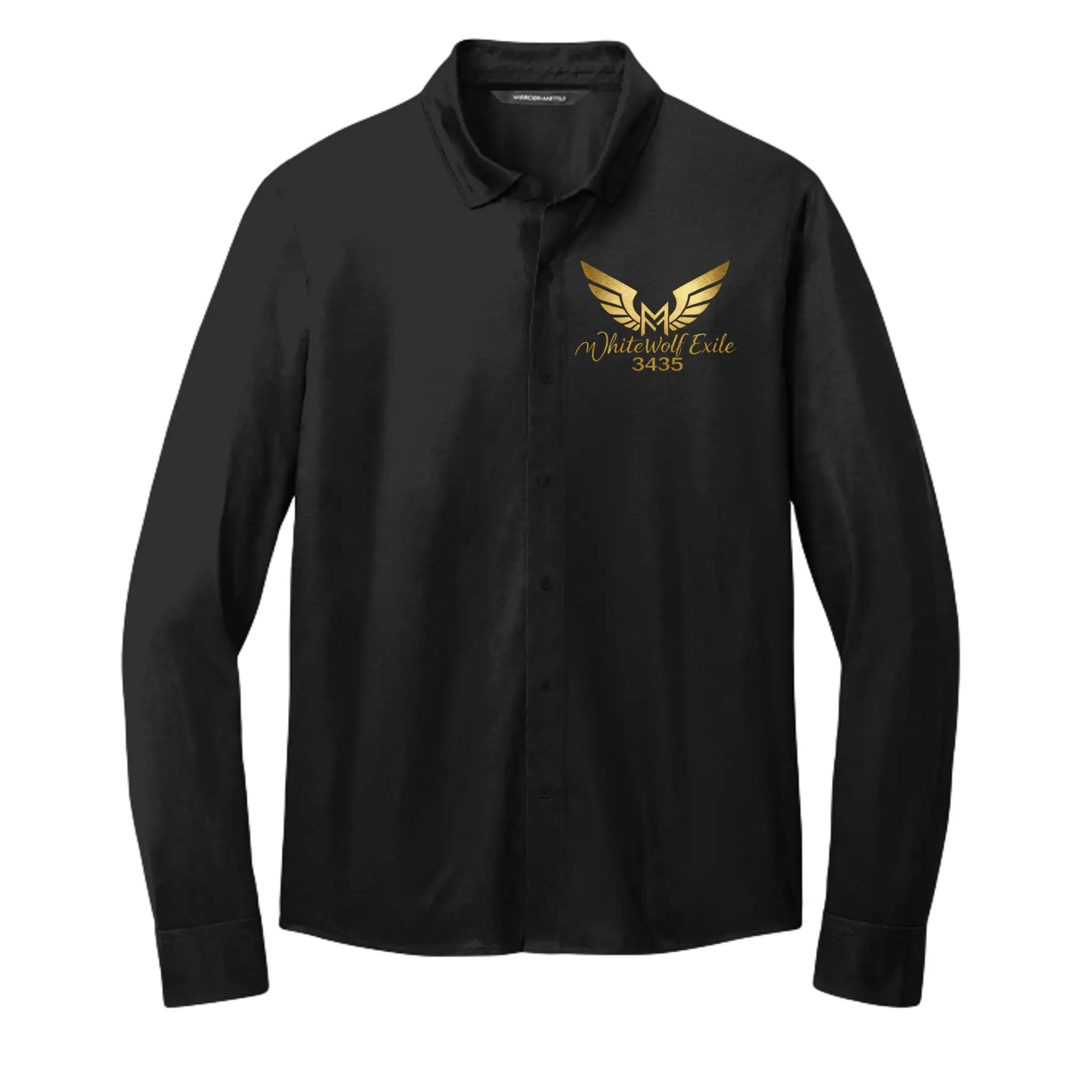 Golden Logo Wolf Hologram by The Wolf's Den