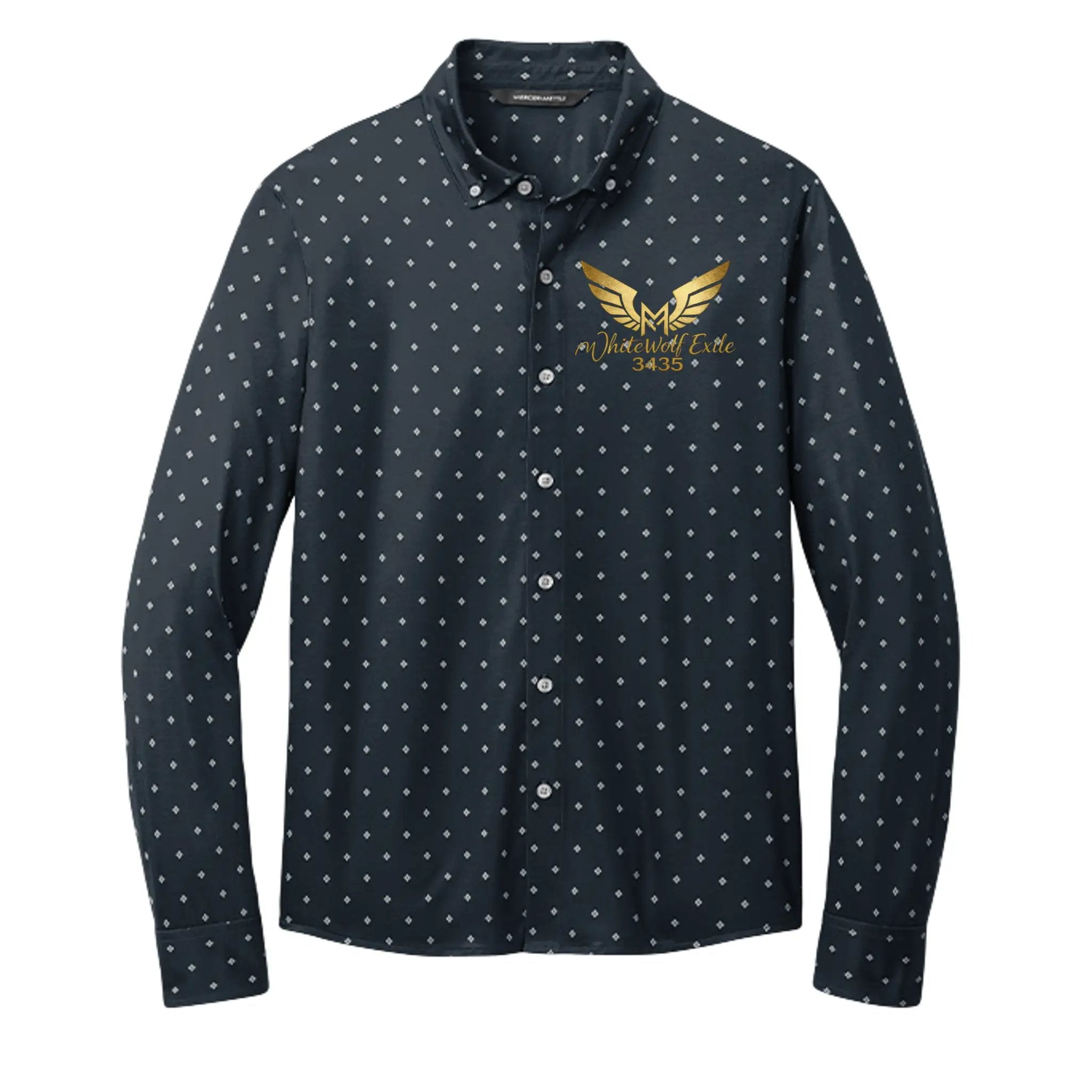 Golden Logo Wolf Hologram by The Wolf's Den