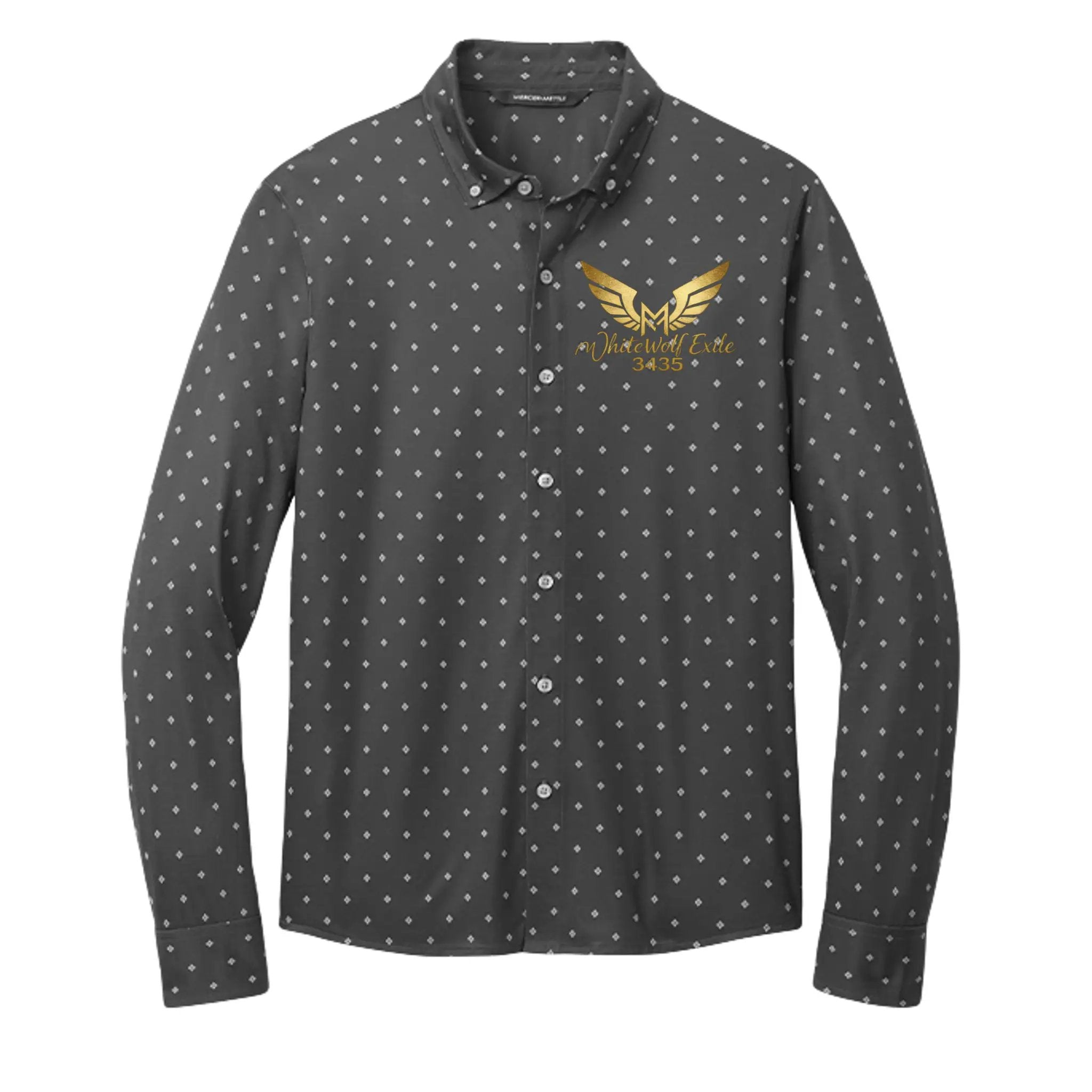Golden Logo Wolf Hologram by The Wolf's Den